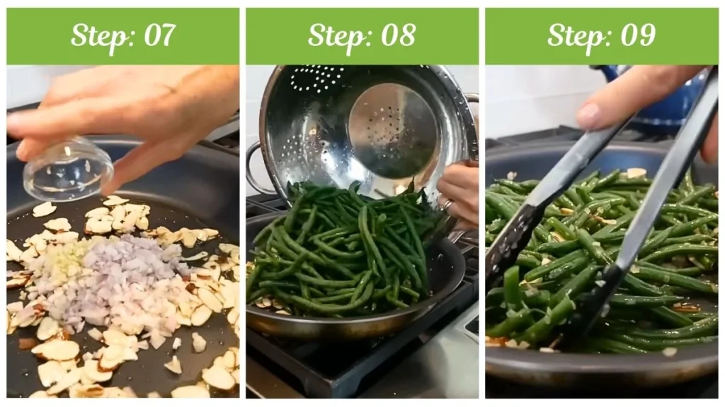 Preparing the Joanna Gaines Green Beans