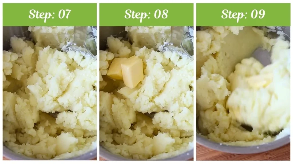 Preparing the Joanna Gaines Mashed Potatoes