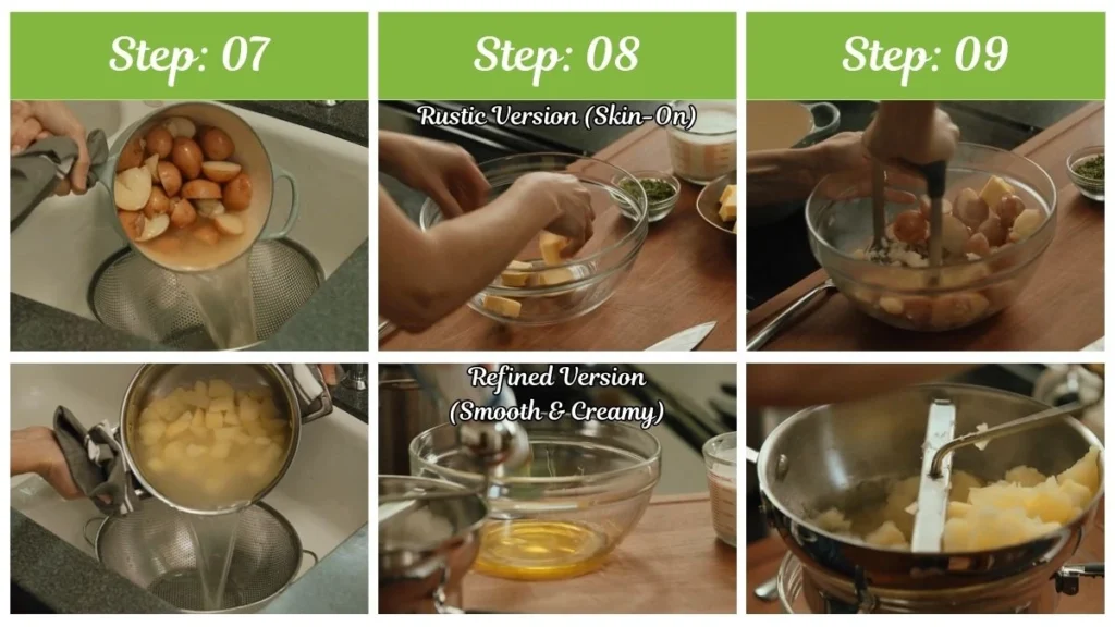 Preparing the Magnolia Mashed Potatoes