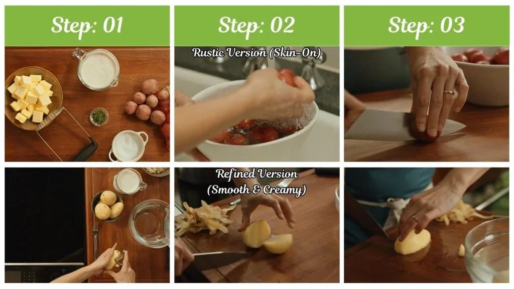 Step by Step Magnolia Mashed Potatoes Recipe