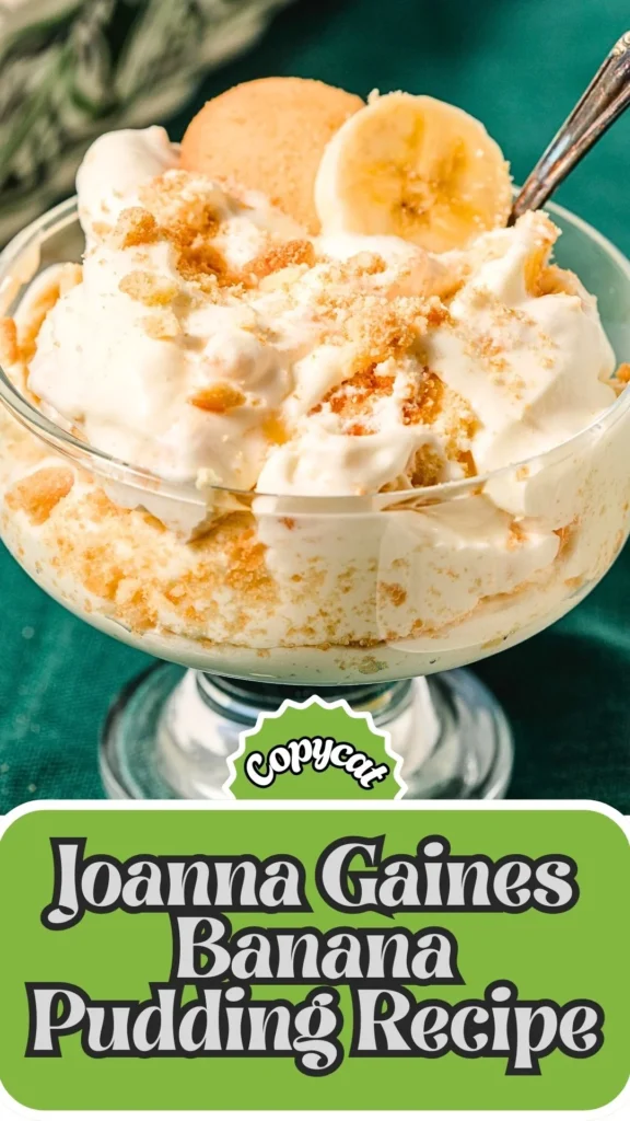 Copycat Joanna Gaines Banana Pudding Recipe