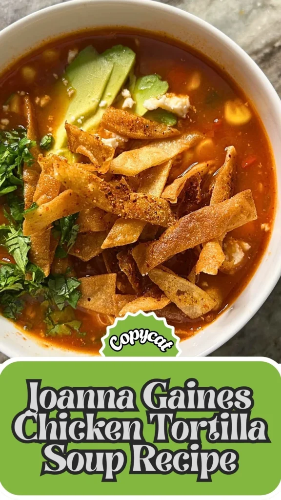 Copycat Joanna Gaines Chicken Tortilla Soup Recipe