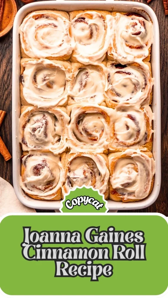 Copycat Joanna Gaines Cinnamon Roll Recipe