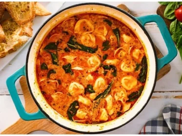 Joanna Gaines Spinach Tortellini Soup Recipe