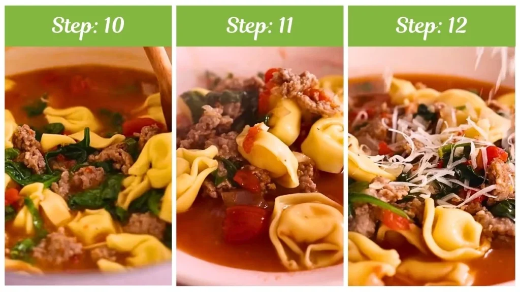 Recipe by Joanna Gaines Spinach Tortellini Soup