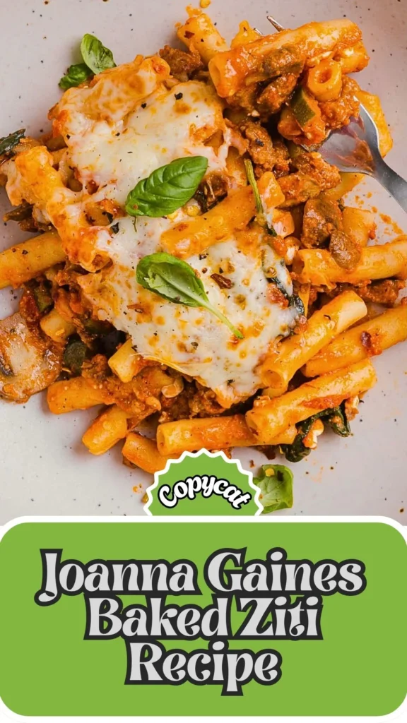 Copycat Joanna Gaines Baked Ziti Recipe