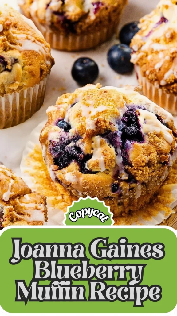 Copycat Joanna Gaines Blueberry Muffin Recipe