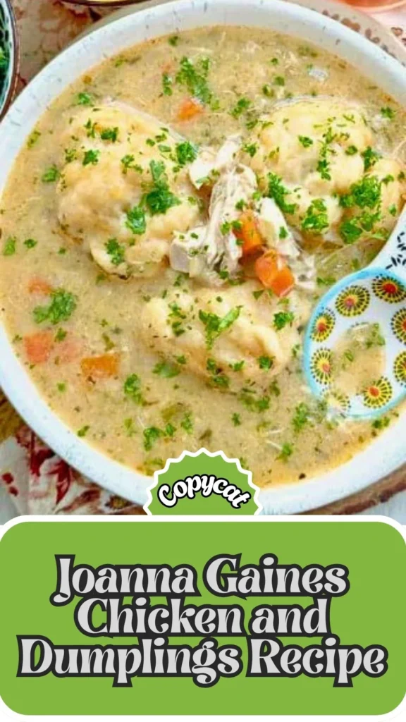 Copycat Joanna Gaines Chicken and Dumplings Recipe