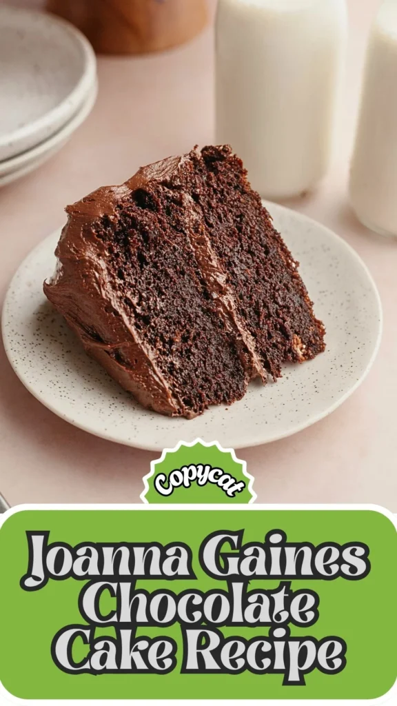 Copycat Joanna Gaines Chocolate Cake Recipe