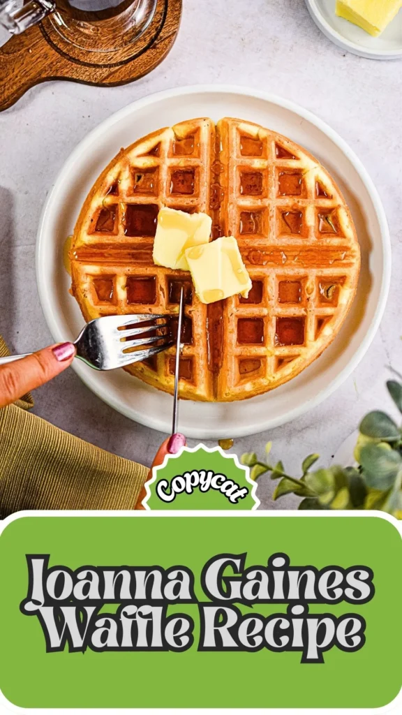 Copycat Joanna Gaines Waffle Recipe