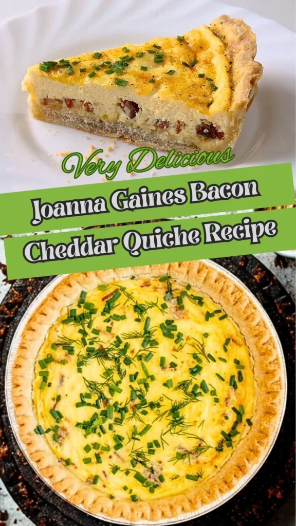 Joanna Gaines Bacon Cheddar Quiche