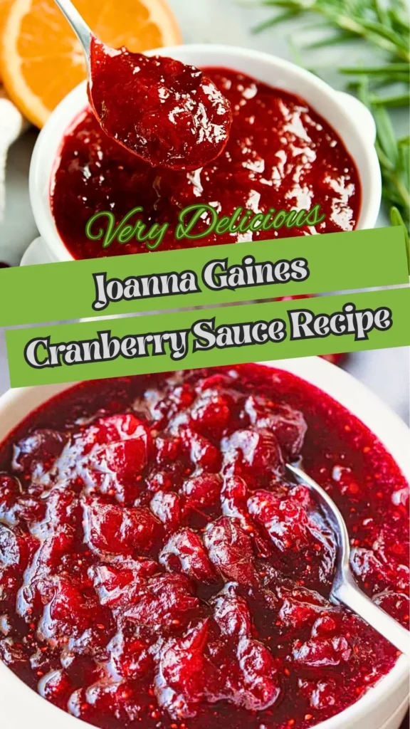 Joanna Gaines Cranberry Sauce