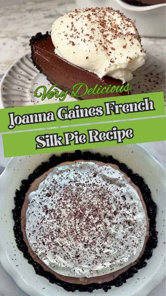 Joanna Gaines French Silk Pie