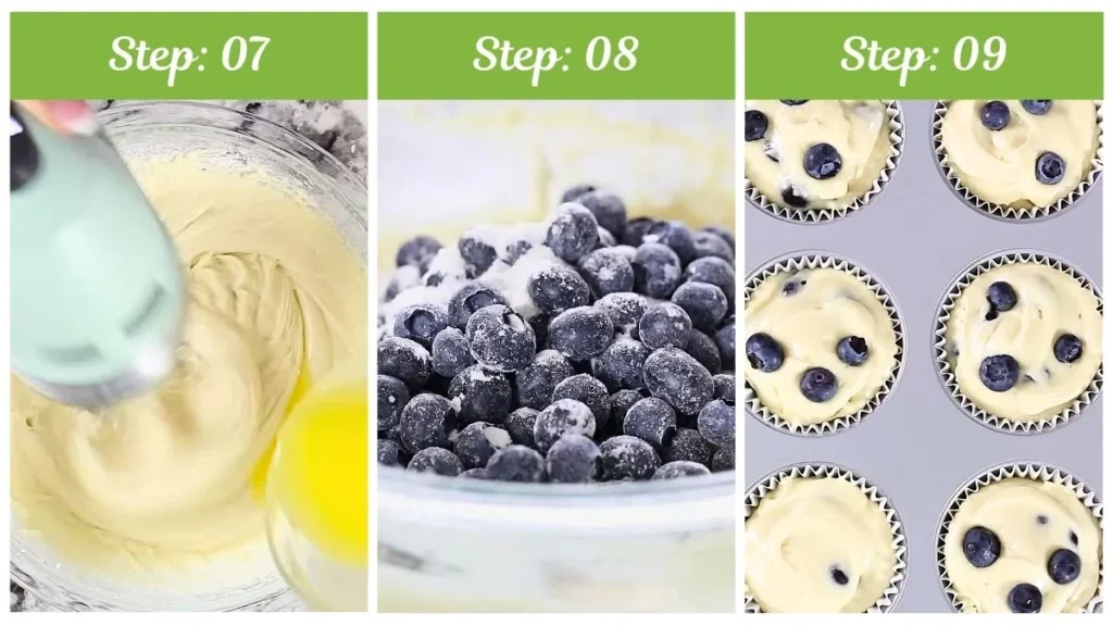 Preparing the Joanna Gaines Blueberry Muffin