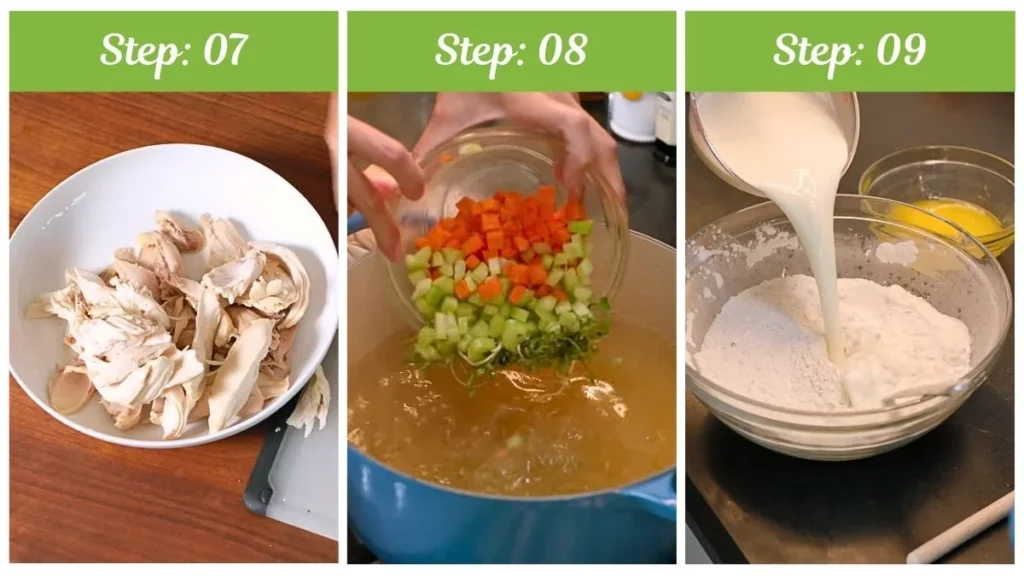 Preparing the Joanna Gaines Chicken and Dumplings