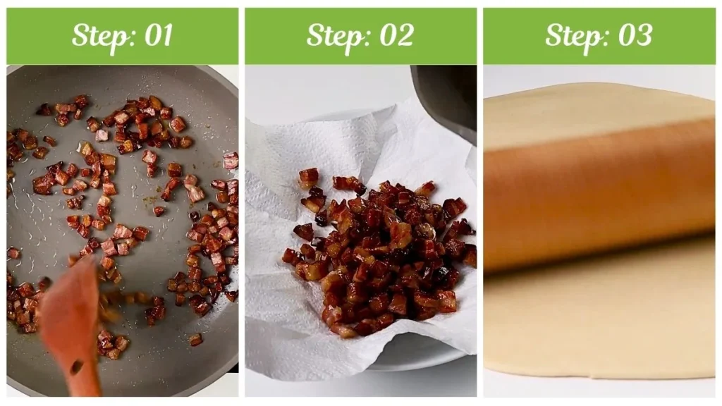 Step by Step Joanna Gaines Bacon Cheddar Quiche Recipe