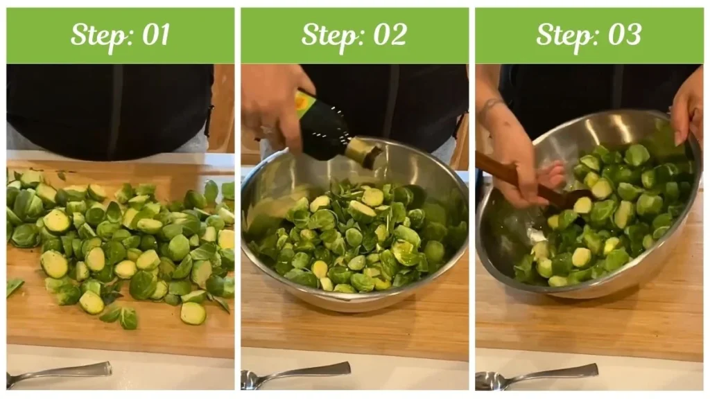 Step by Step Magnolia Brussel Sprouts Recipe