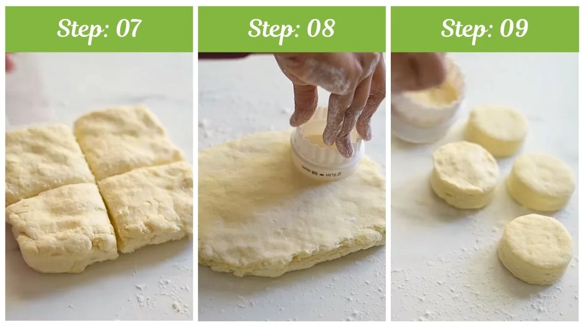 Preparing the Joanna Gaines Biscuit