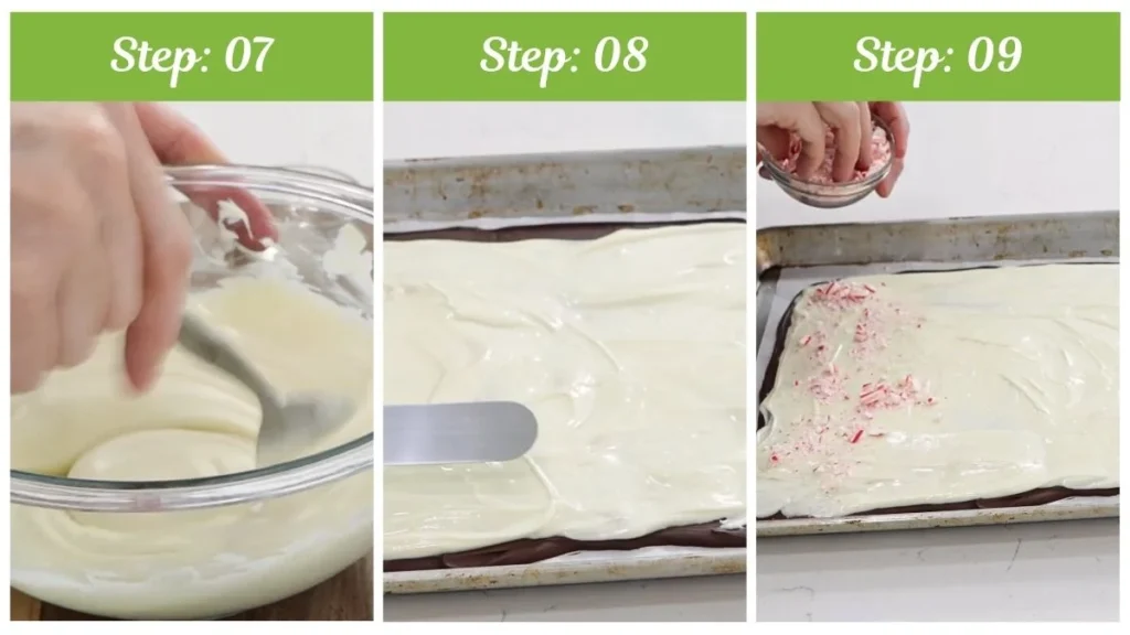 Preparing the Joanna Gaines Peppermint Bark