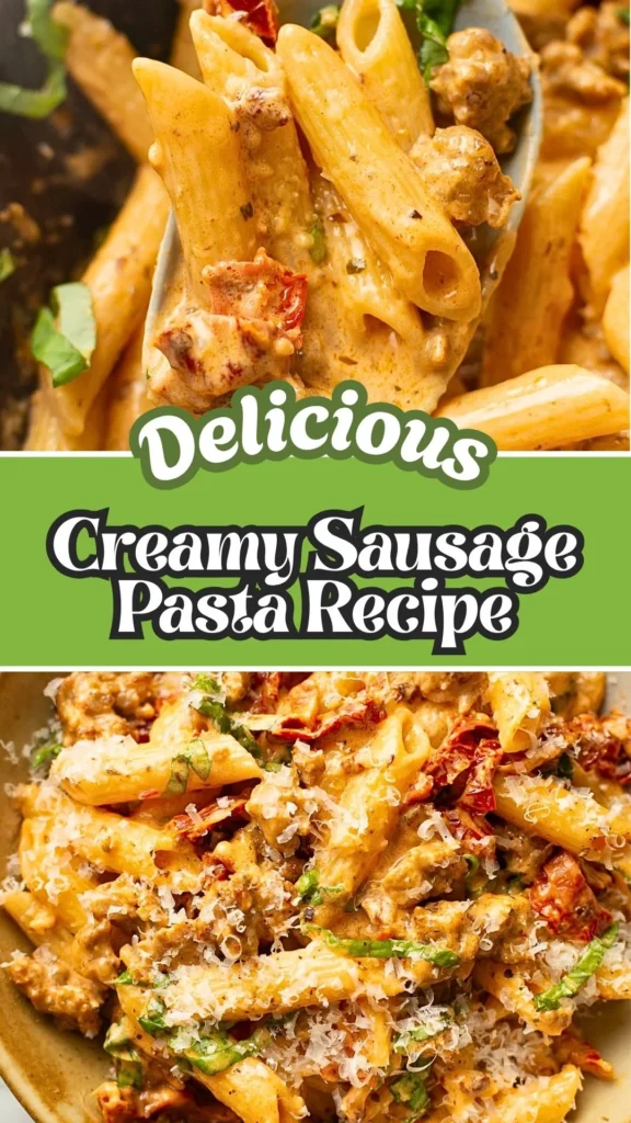 Delicious Recipe of Creamy Sausage Pasta