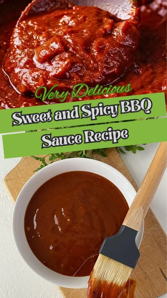 Sweet and Spicy BBQ Sauce