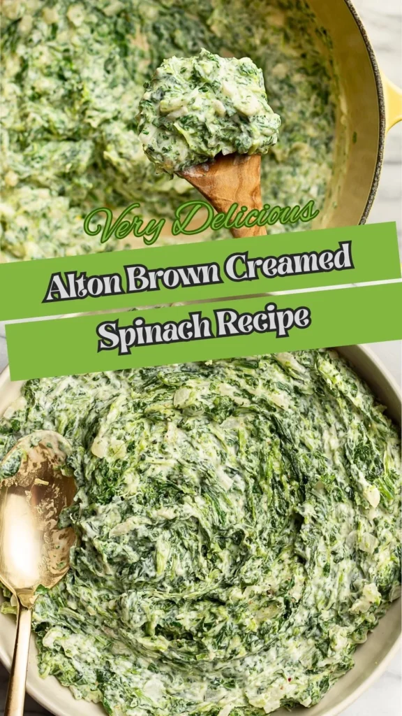 Alton Brown Creamed Spinach