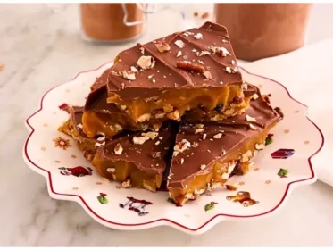 Butterscotch Toffee Cookie Bars Recipe