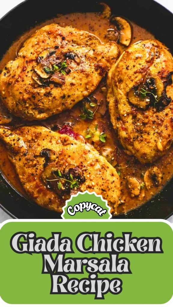 Copycat Giada Chicken Marsala Recipe