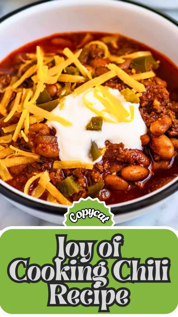 Copycat Joy of Cooking Chili Recipe