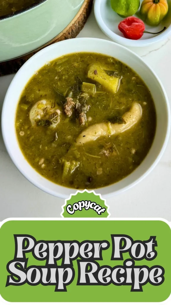Copycat Pepper Pot Soup Recipe
