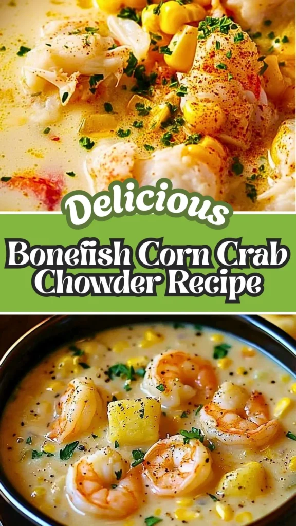 Delicious Recipe of Bonefish Corn Crab Chowder