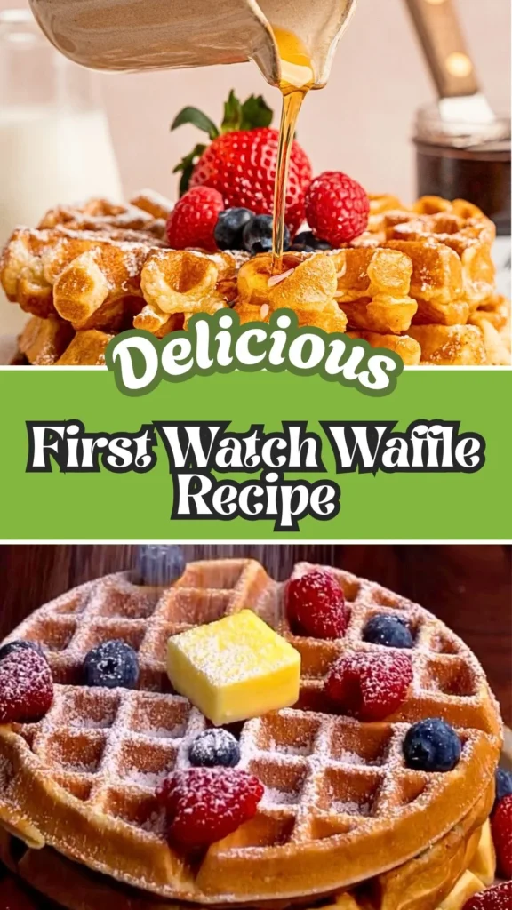 Delicious Recipe of First Watch Waffle