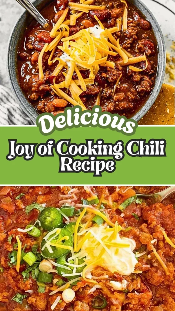 Delicious Recipe of Joy of Cooking Chili