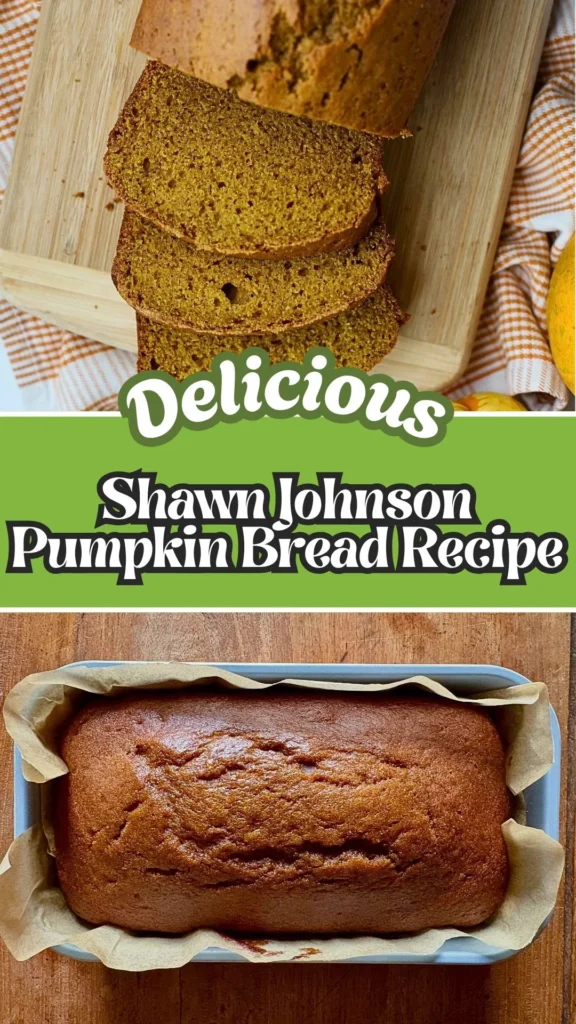 Delicious Recipe of Shawn Johnson Pumpkin Bread