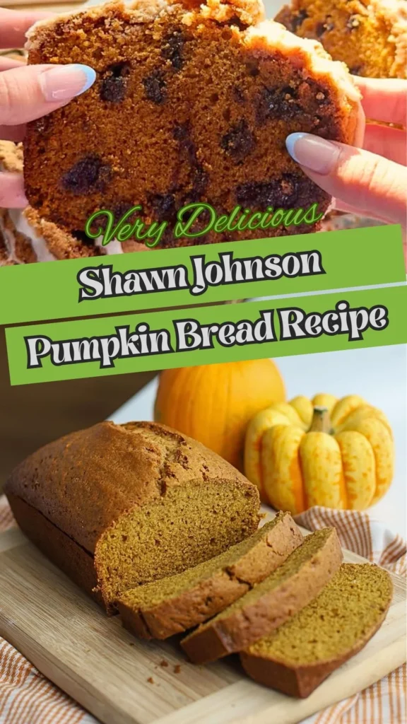 Shawn Johnson Pumpkin Bread