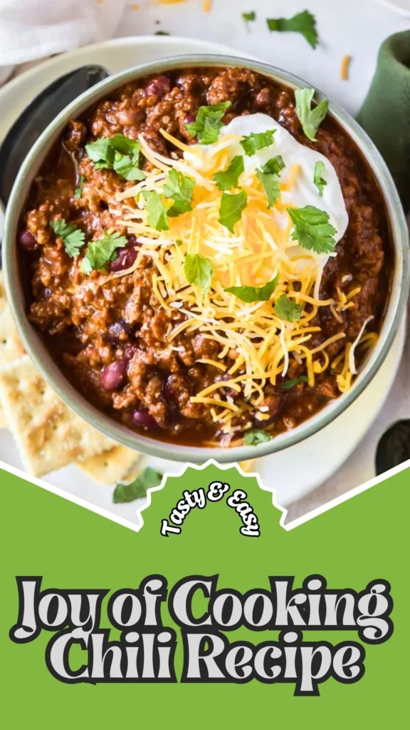 Tasty & Easy Joy of Cooking Chili Recipe
