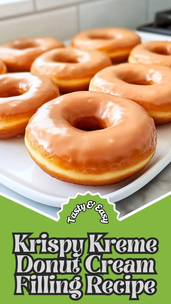 Tasty & Easy Krispy Kreme Donut Cream Filling Recipe