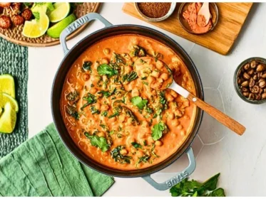 Flavorful High Fiber Chickpea Curry Recipe
