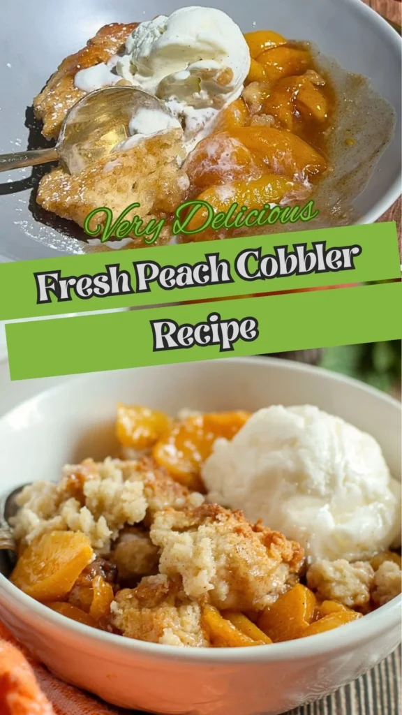 Fresh Peach Cobbler