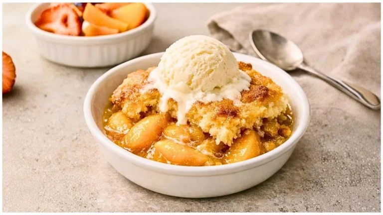 Fresh Peach Cobbler Recipe
