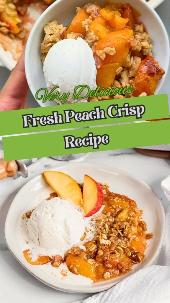 Fresh Peach Crisp