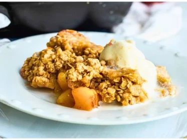 Fresh Peach Crisp Recipe
