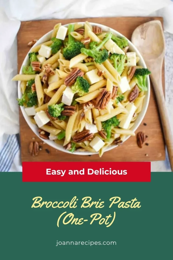 Broccoli Brie Pasta (One-Pot)