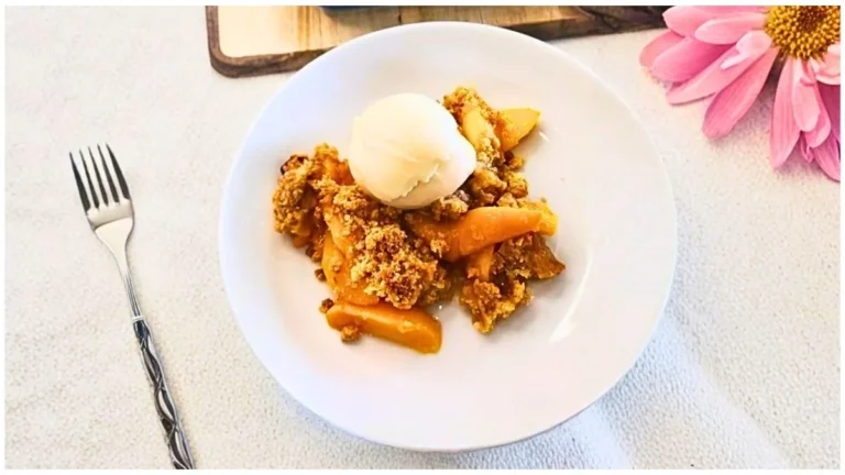 Peach Crumble Recipe